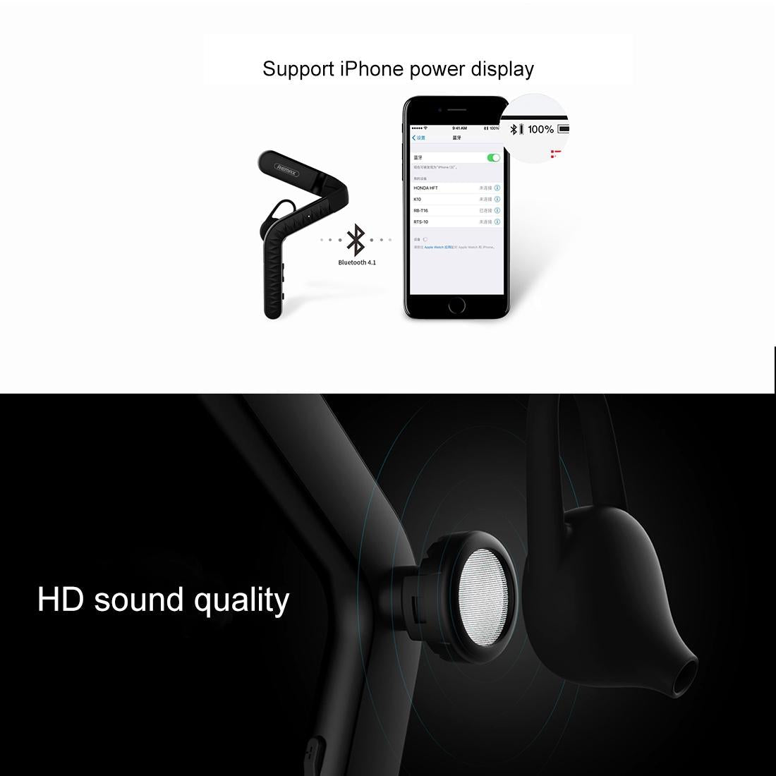 Wireless Bluetooth Headset With Hd Voice - Compact Design-1915196696623714306