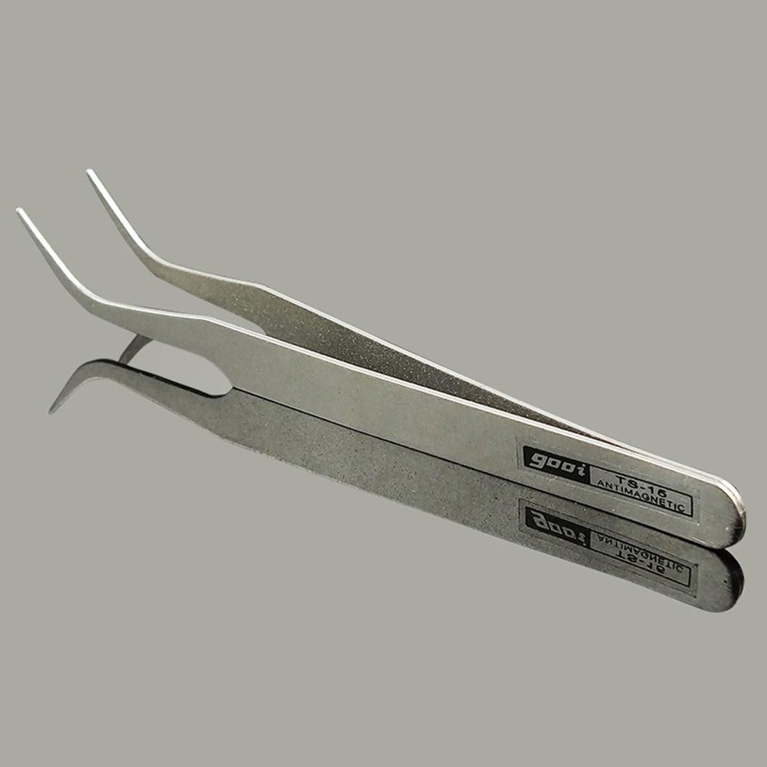 Steel Bend Tweezers - Gooi Ts 15-1915196594765041665