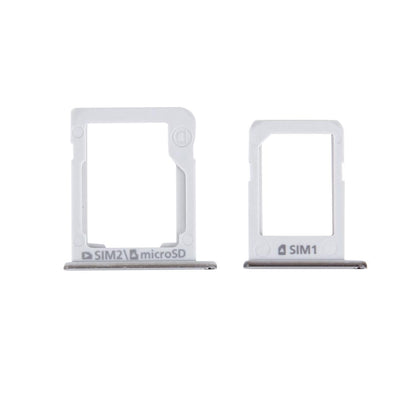 Silver Replacement Sim Card Tray For Galaxy E5 Dual Sim-1915197546653945858