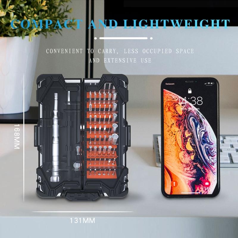 62-In-1 Multi-Functional Screwdriver Set - Repair Tool-1915198071575285762