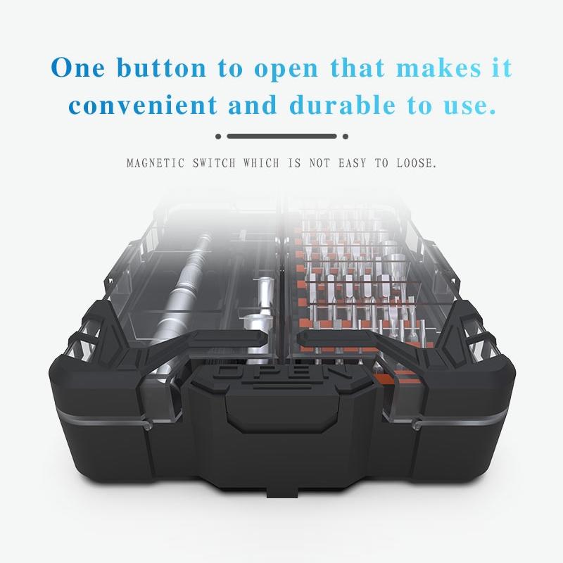 62-In-1 Multi-Functional Screwdriver Set - Repair Tool-1915198071575285768