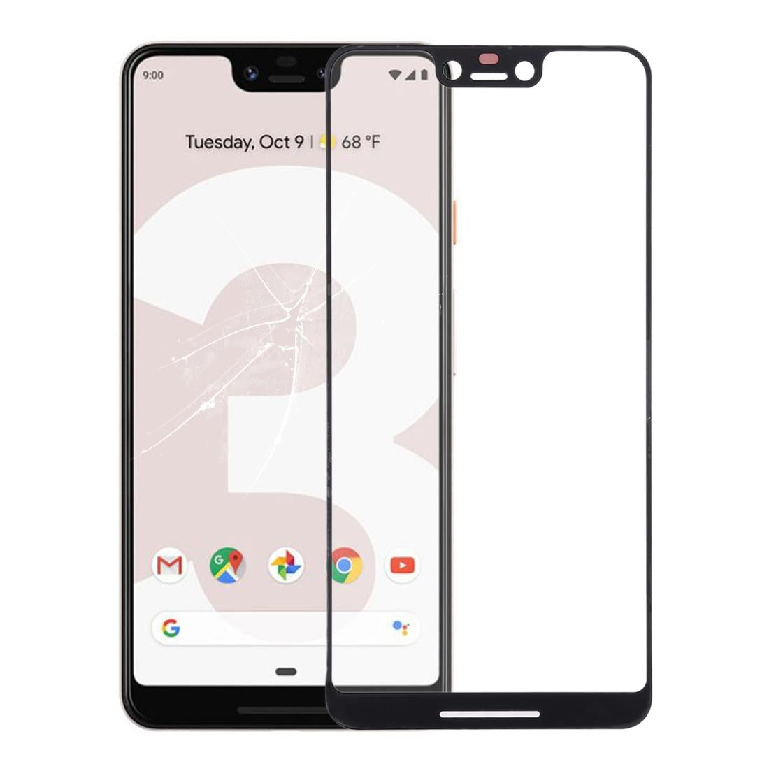 Google Pixel 3 Xl Front Glass Screen Lens-1915196716806705152