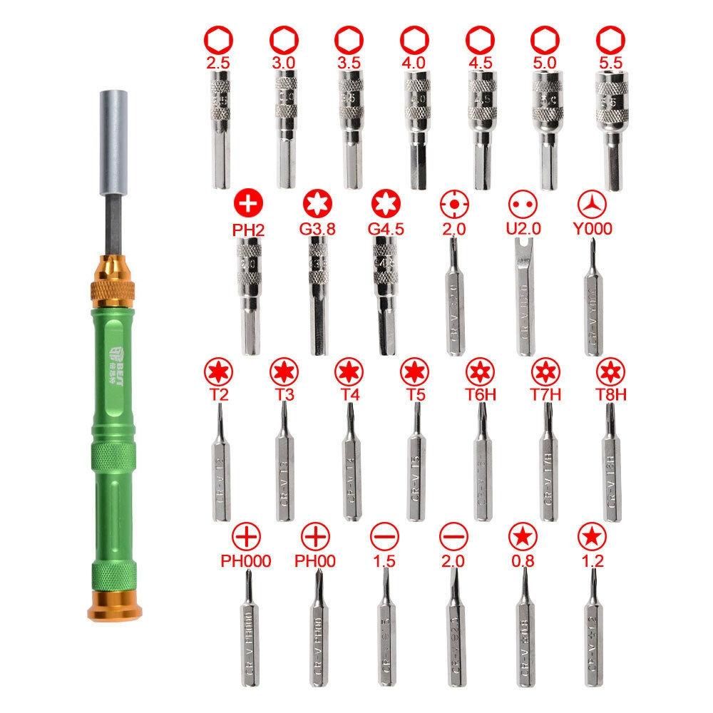 37-Piece Magnetic Screwdriver Set With Professional Bit Driver-1915197013159448579