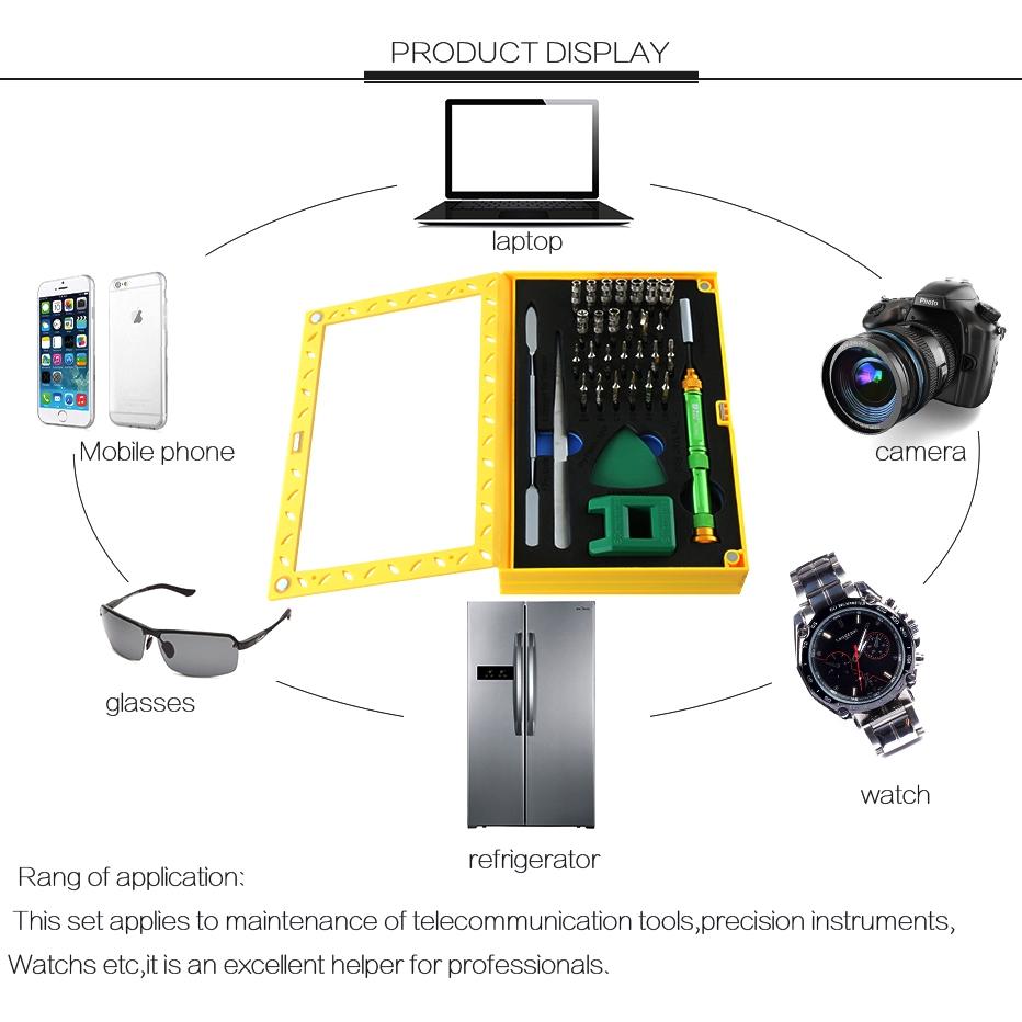 37-Piece Magnetic Screwdriver Set With Professional Bit Driver-1915197013159448585