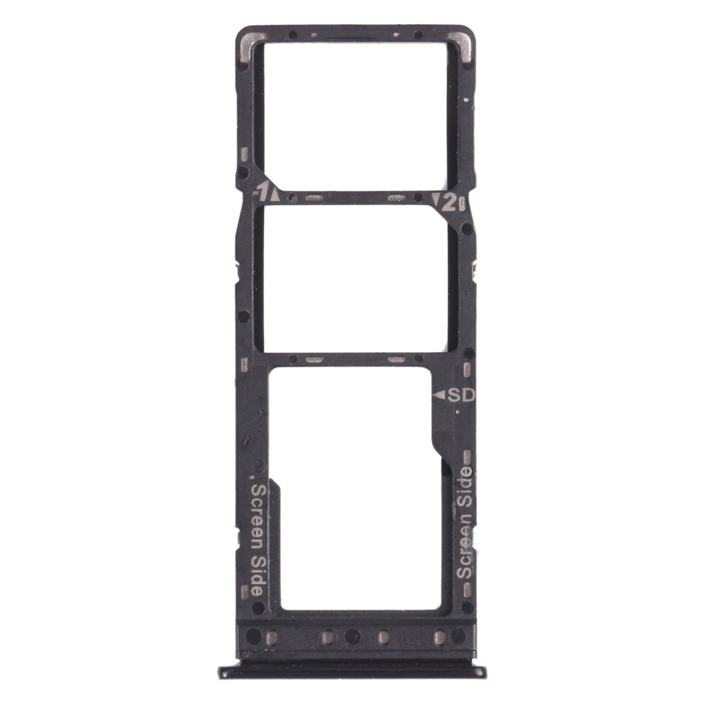 Black Sim Card Tray For Infinix Hot 7 Pro X625B - Micro Sd-1915196494114328576