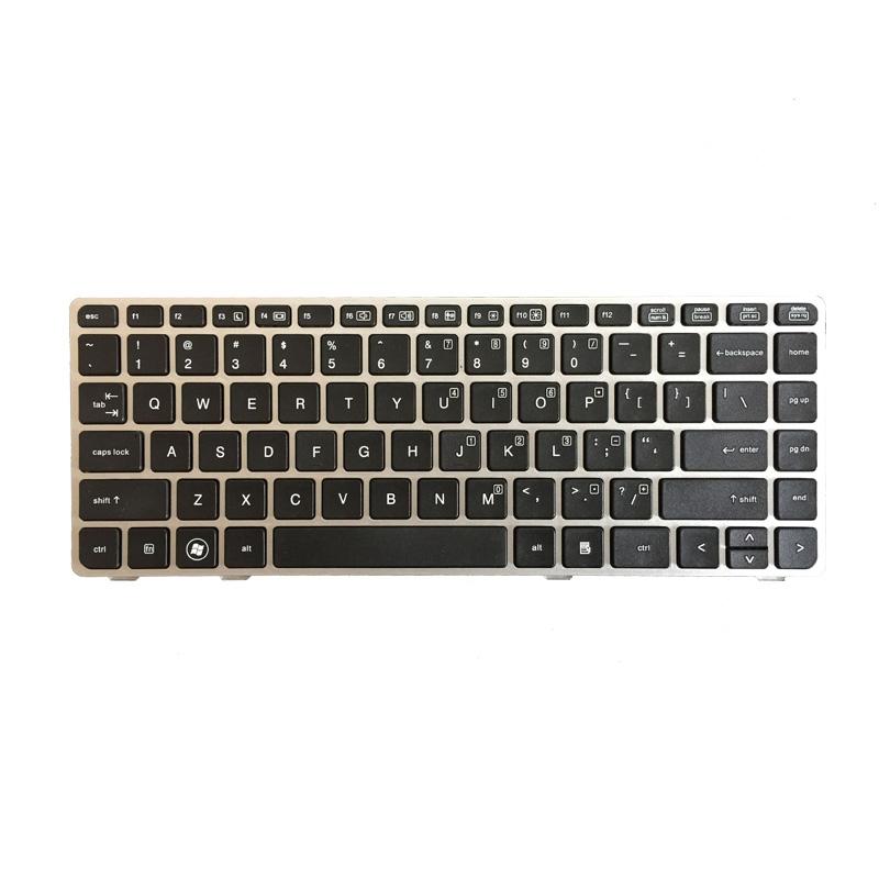 Silver Frame Us Keyboard For Hp Elitebook & Probook-1915197040179154945
