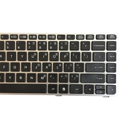 Silver Frame Us Keyboard For Hp Elitebook & Probook-1915197040179154947