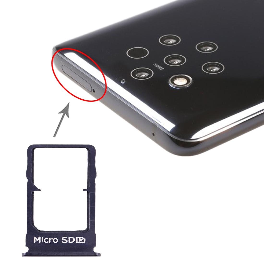 Replacement Sim And Micro Sd Card Tray For Nokia 9 Pureview-1915196568324149248