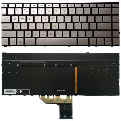 Backlit Us Keyboard For Hp Spectre X360 13-W Series - Silver-1915196600246996992
