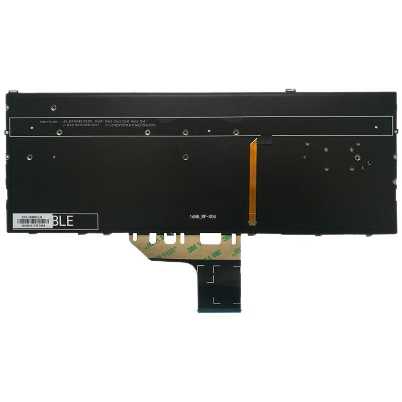 Backlit Us Keyboard For Hp Spectre X360 13-W Series - Silver-1915196600246996994