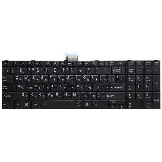 Russian Keyboard For Toshiba Satellite C50 / C55 Series - Black-1915196707885420545
