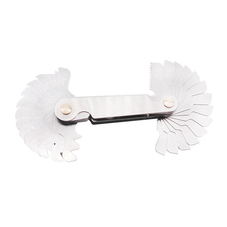 Stainless Steel Thread Gauge - 52 Pcs Metric & British 60 / 55 Degrees-1915197666376159233