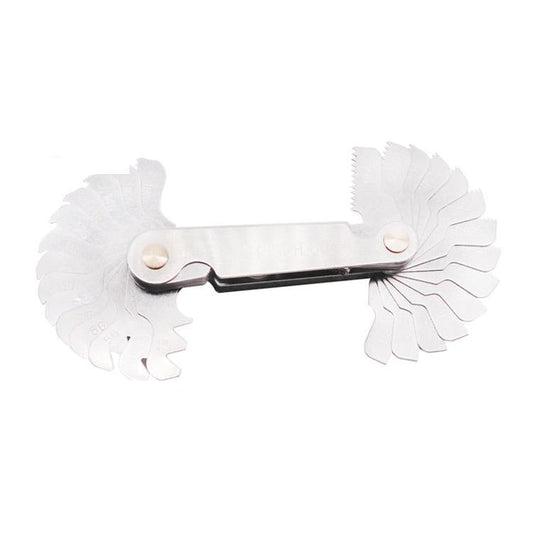 Stainless Steel Thread Gauge - 52 Pcs Metric & British 60 / 55 Degrees-1915197666376159233