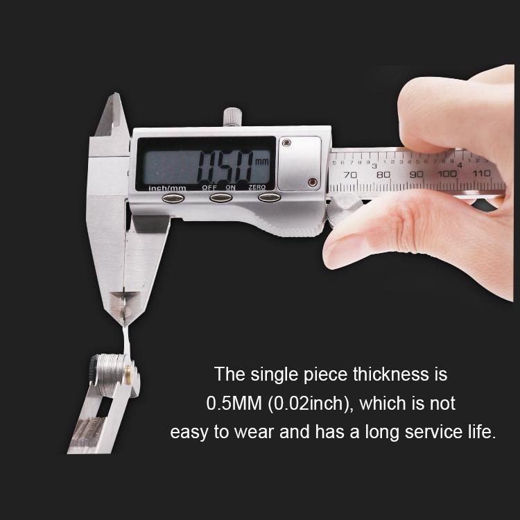 60 Degree Stainless Steel Thread Gauge - 30 Pcs-1915197202297393157