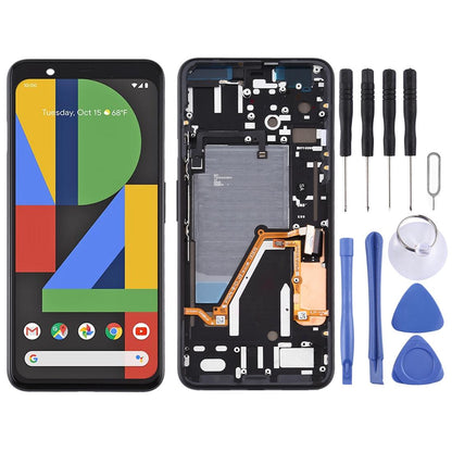 Full Assembly Lcd Screen With Frame For Google Pixel 4Xl-1922443471973650439