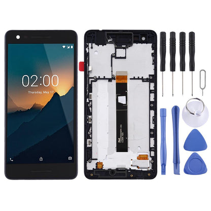 Nokia 2.1 Full Lcd Screen Assembly With Frame - Tft Digitizer-1915196581792059392