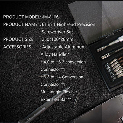 61-Piece Screwdriver Repair Kit - Hand Tools Set-1915196996164128773