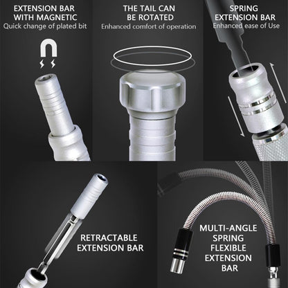 61-Piece Screwdriver Repair Kit - Hand Tools Set-1915196996164128775