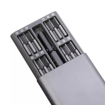 24-Piece Precision Magnetic Screwdriver Kit With Deep Hole Bits-1915197090754072578