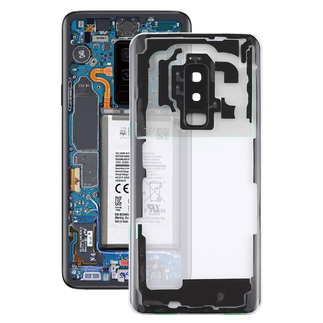 Samsung Galaxy S9 Replacement Battery Cover With Camera Lens - Black-1915196586313519110