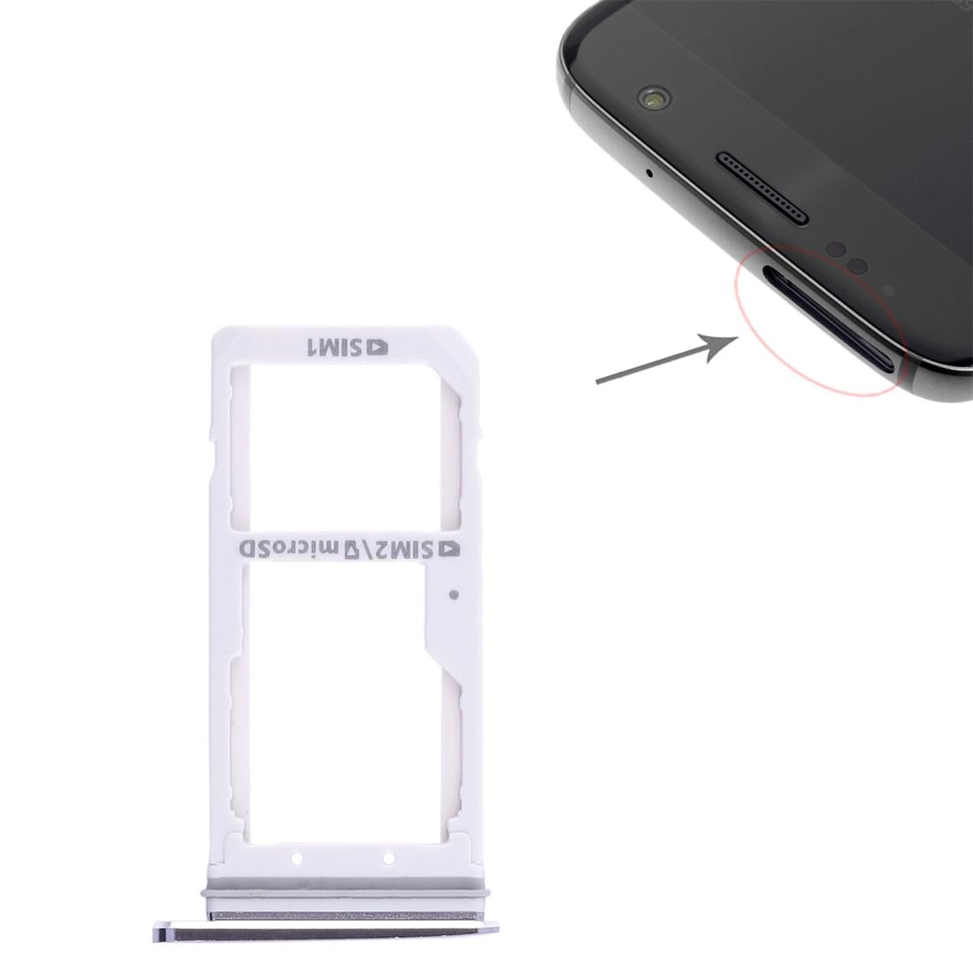 Replacement Sim And Micro Sd Card Tray-1915196769780764678