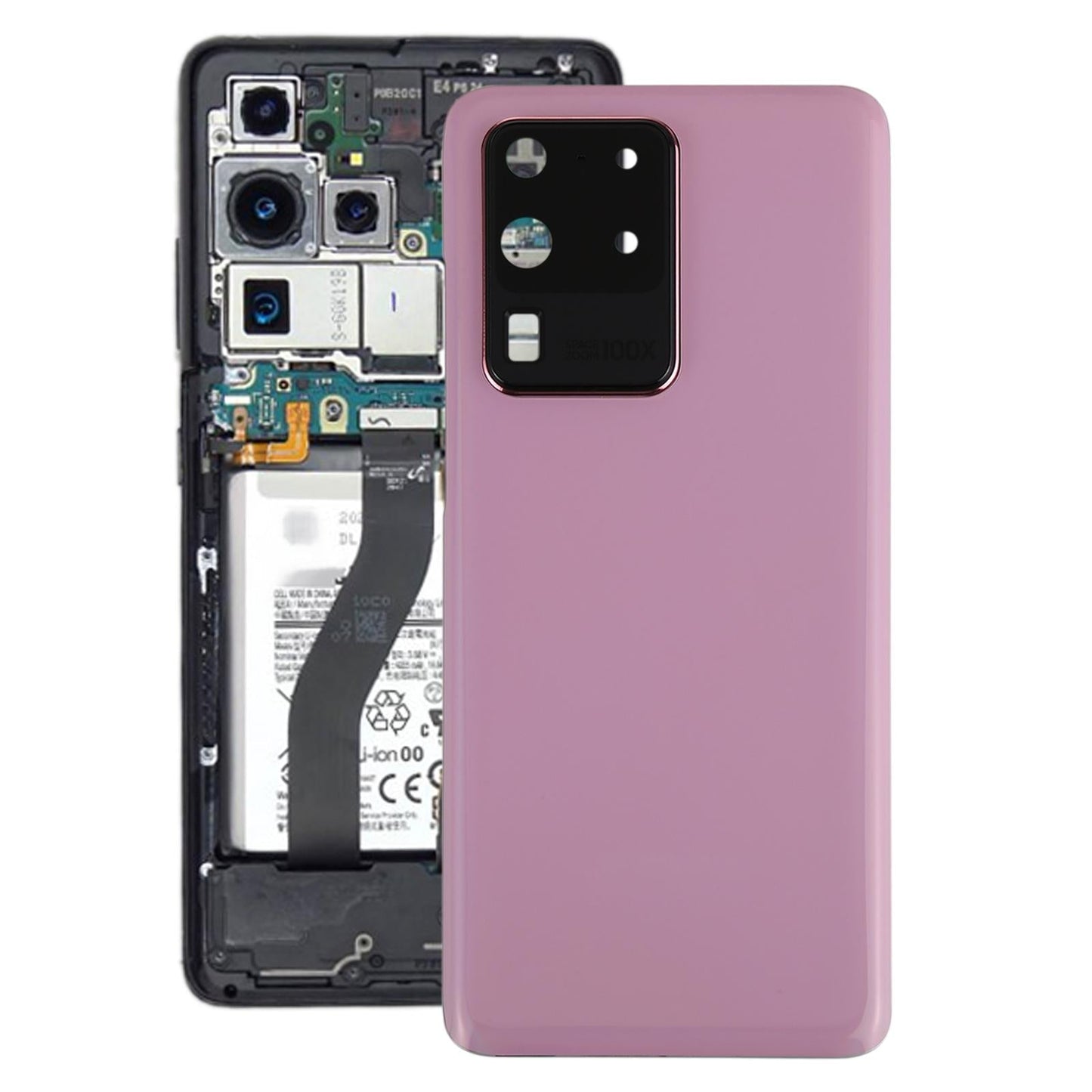 Samsung Galaxy S20 Ultra Battery Cover With Camera Lens - Replacement-1915196582144380934