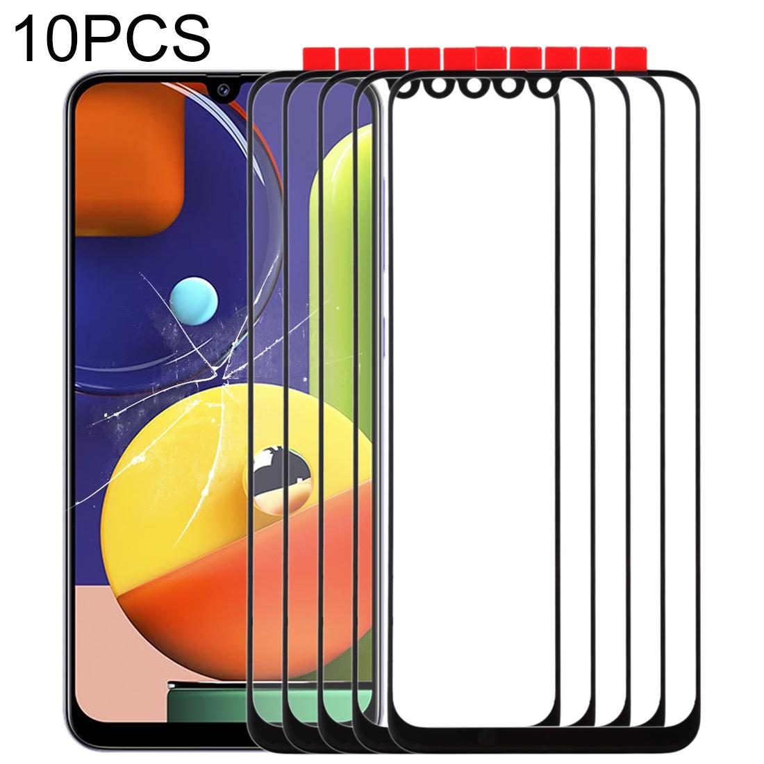 10-Pack Outer Glass Lens For Samsung Galaxy A50S - Front Screen-1915196790483849222