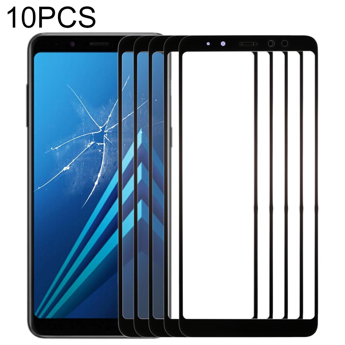 10-Pack Front Glass Lens For Samsung Galaxy A8+ 2018-1915197074534699014