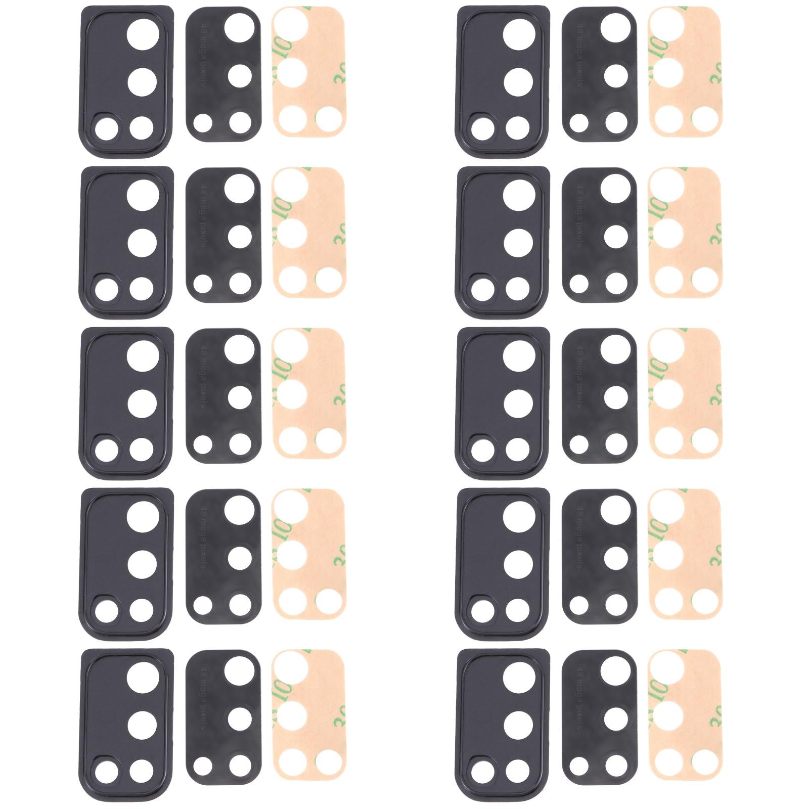 10-Pack Camera Lens Cover For Samsung Galaxy M21 - Small-1915196736708677632