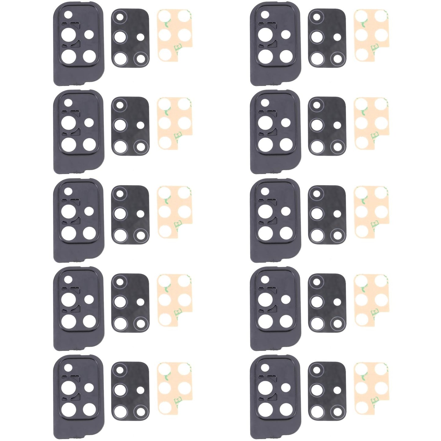 10-Pack Camera Lens Cover For Samsung Galaxy M51 - Small-1915196799203807236