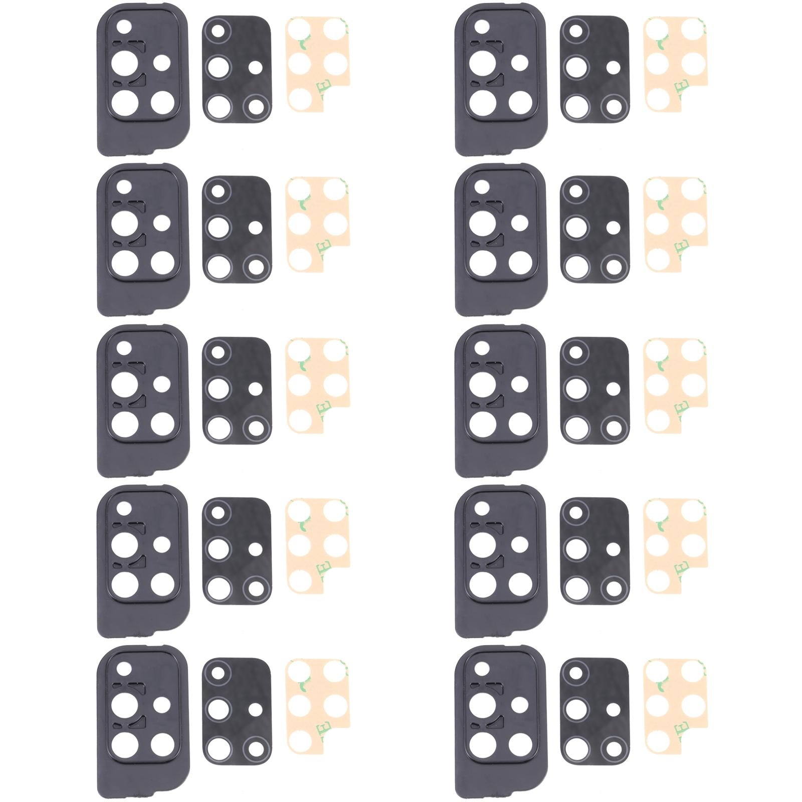 10-Pack Camera Lens Cover For Samsung Galaxy M51 - Small-1915196799203807236