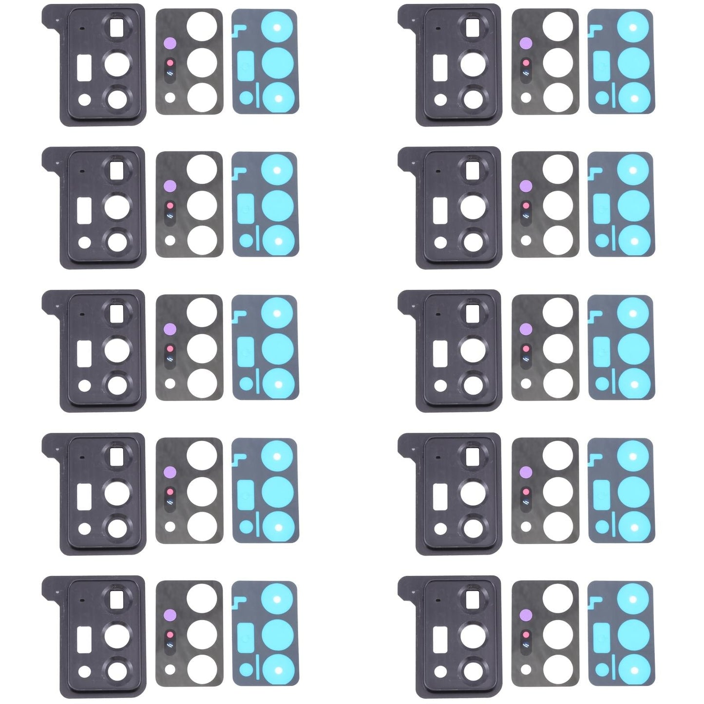 10-Pack Camera Lens Covers For Samsung N986-1915196770053394436