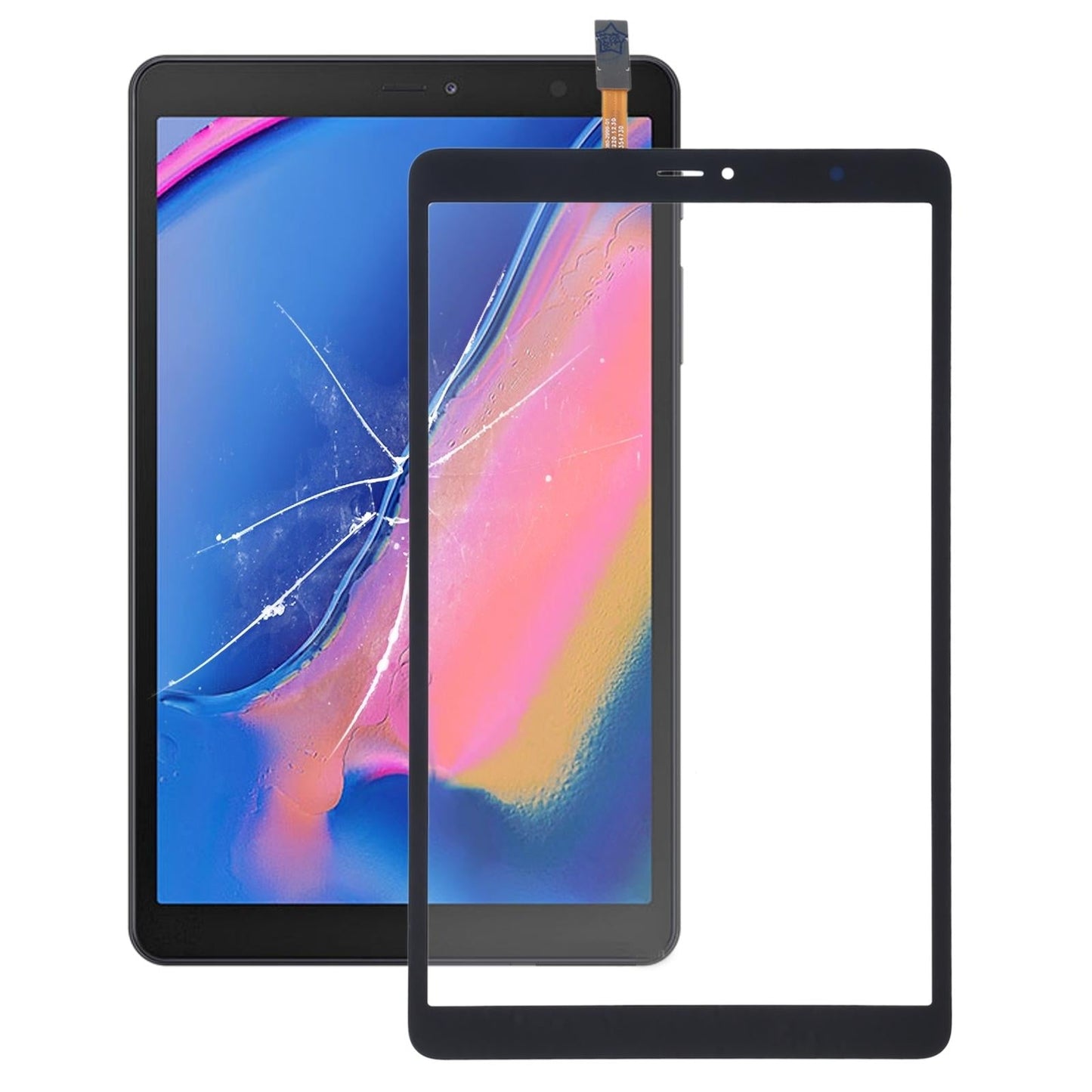 For Samsung Galaxy Tab A 8.0 & S Pen 2019 Clear Adhesive Touch Panel-1915196769197756422