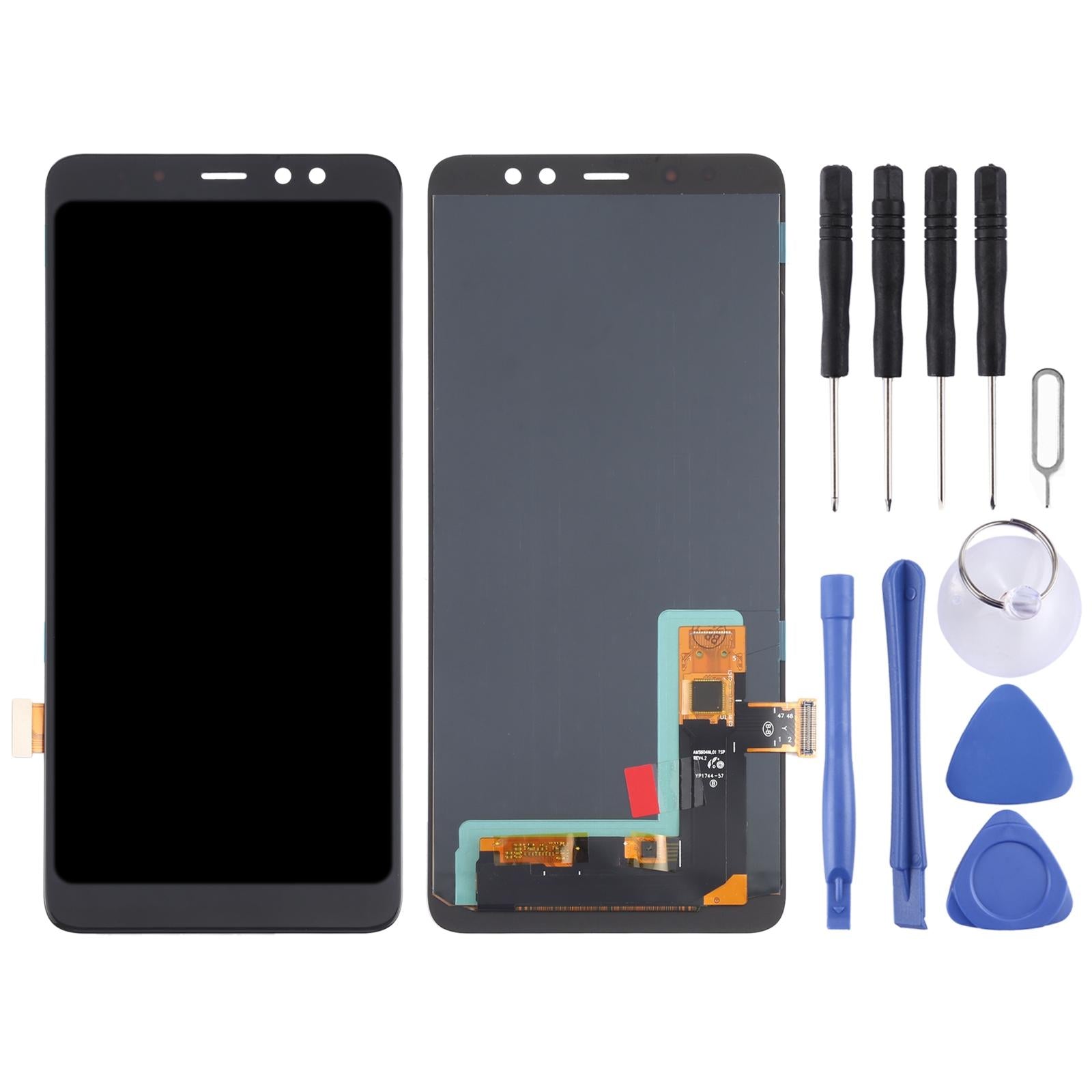 Full Assembly Oled Lcd Screen For Samsung Galaxy A8 2018 With Digitizer-1915198073508859905