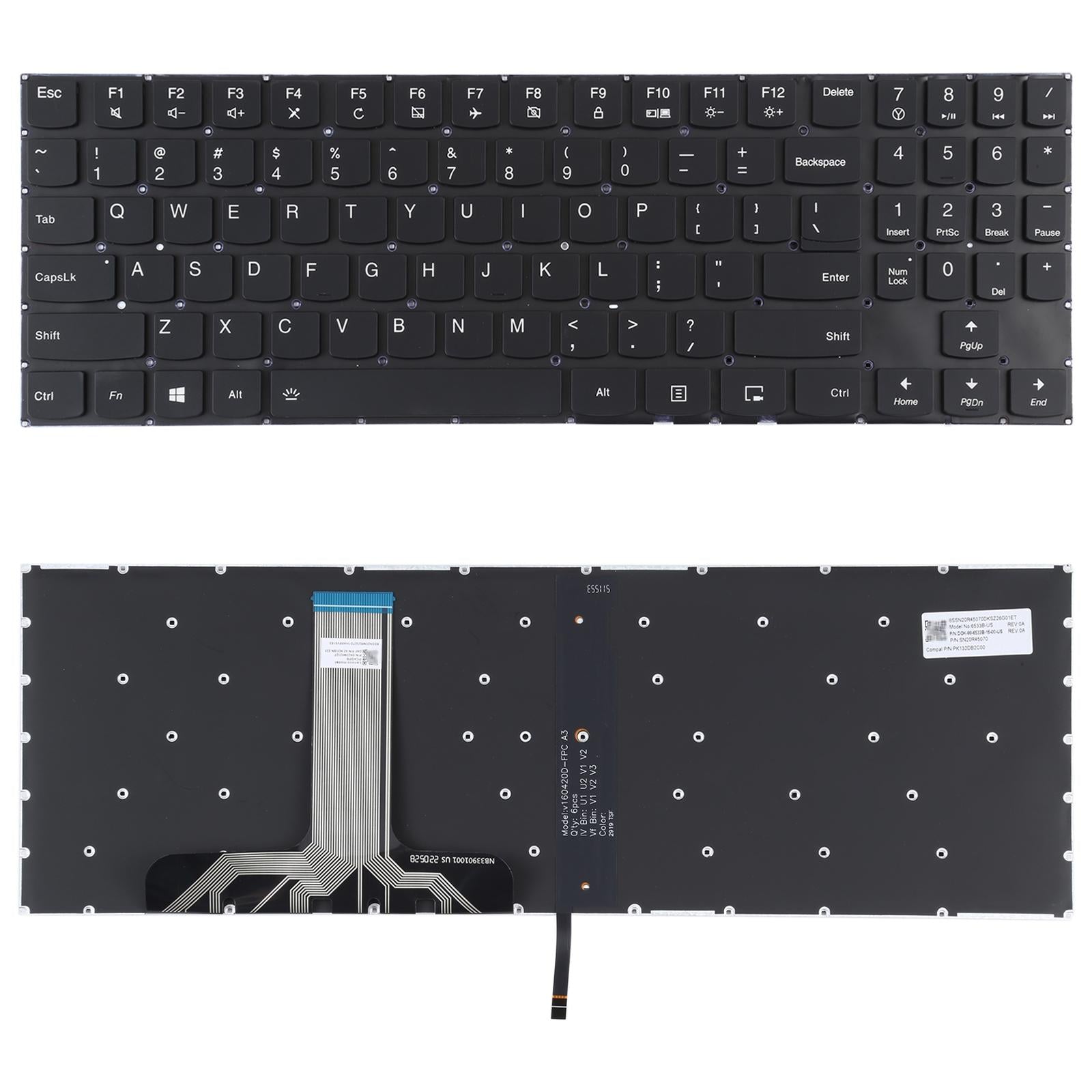 Backlit Uk Keyboard For Lenovo Legion Y520 / Y720-1915196995694366725
