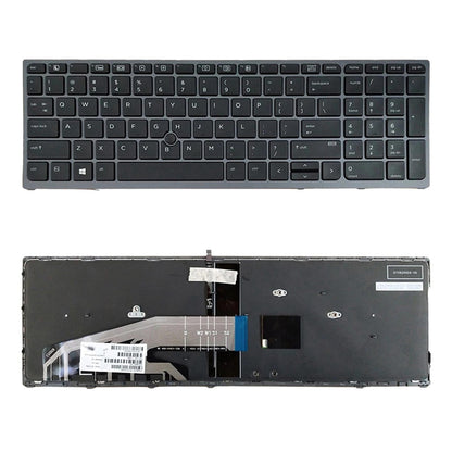 Backlit Keyboard For Hp Zbook 15 / 17 G3 - Us Version-1915197017450221568