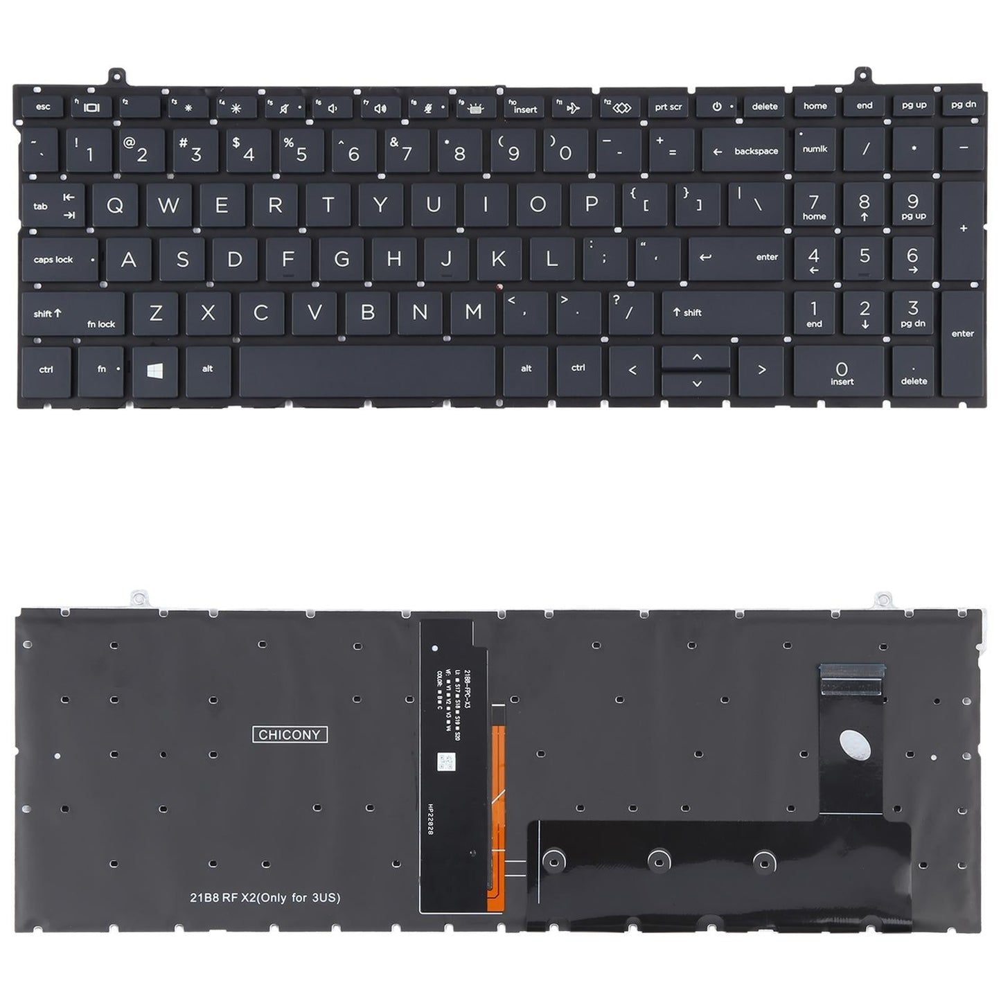 Backlit Us Keyboard For Hp Probook 450 / 455 G9 Series-1915197904197390341