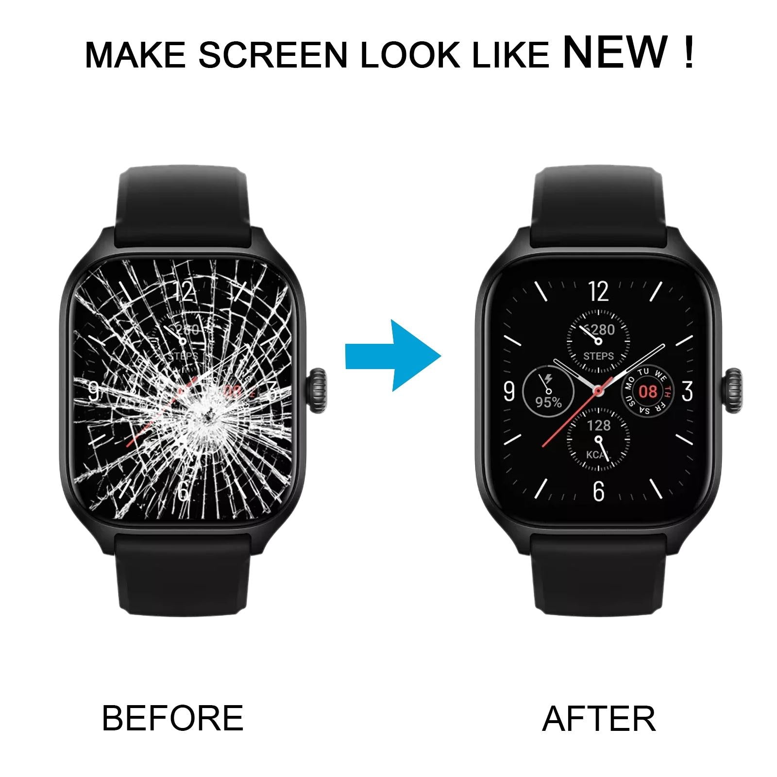 Full Lcd Screen & Digitizer For Amazfit Gts - All-In-One Assembly-1915197734575542278