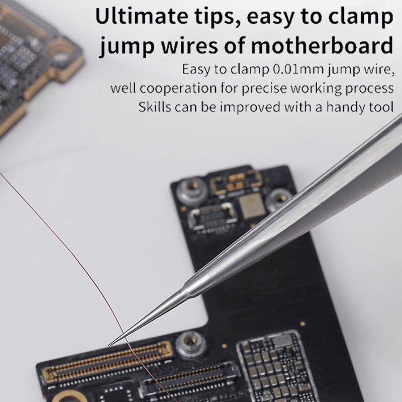 Extra Sharp Stainless Steel Pointed Tweezers By Qianli Ineezy Yx-1915197071728709638