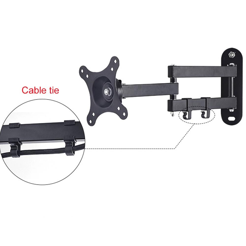 Universal Rotatable Retractable Monitor Wall Mount - 14-27 Inch-1964932257076613122