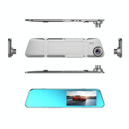 5.18 Full Hd Touch Screen Dual-Lens Rearview Mirror Dvr Camera-1915196990057222149