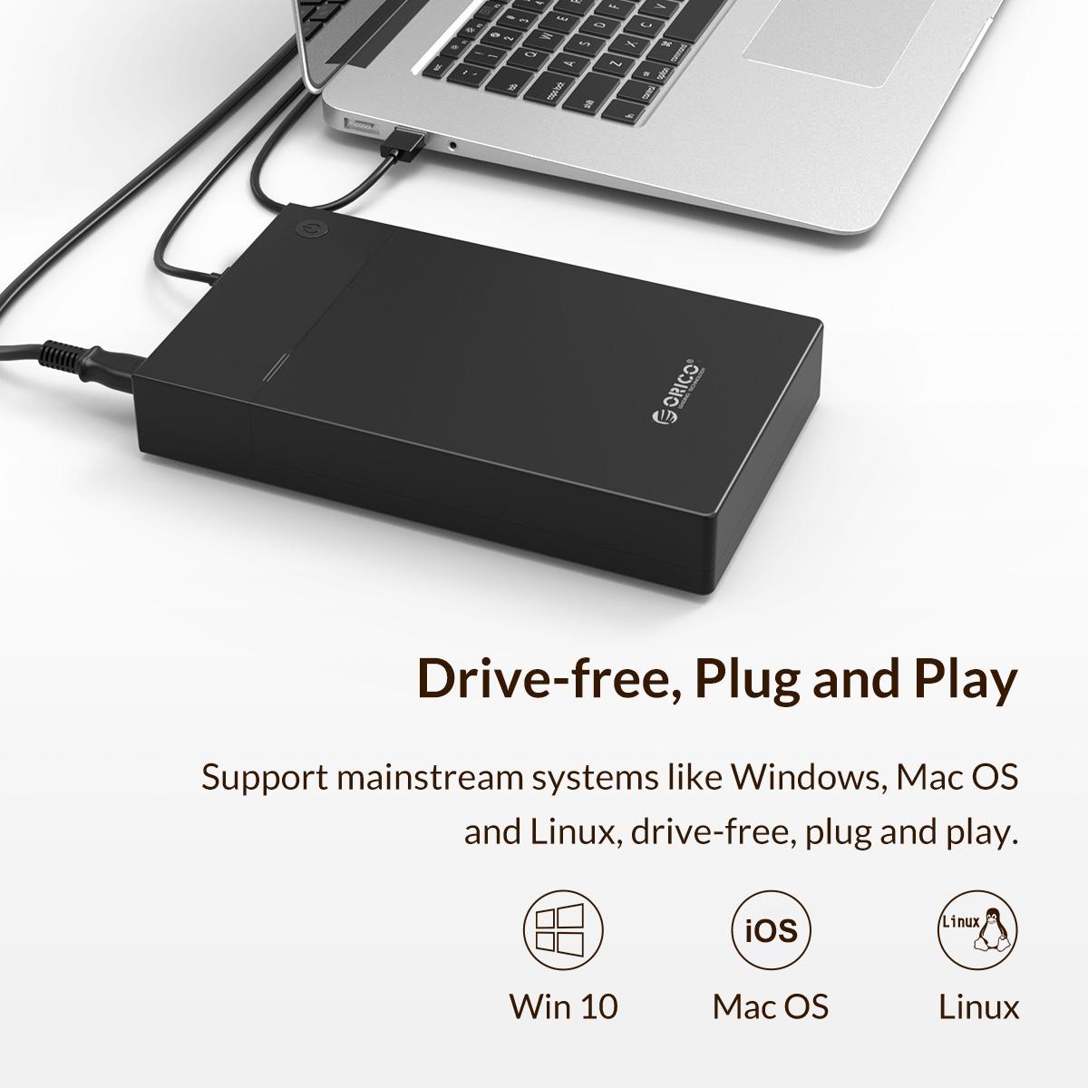 Portable 3.5 Hard Drive Enclosure - Compact & Versatile-1915198070711259142