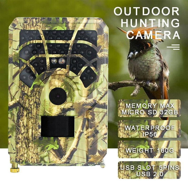 720P Infrared Night Vision Wildlife Camera - 120 Degree Wide Angle-1915197086173892612