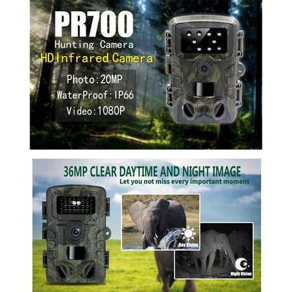 1080P Wildlife Hunting Camera With Night Vision For Outdoor Tracking-1922443457125814273