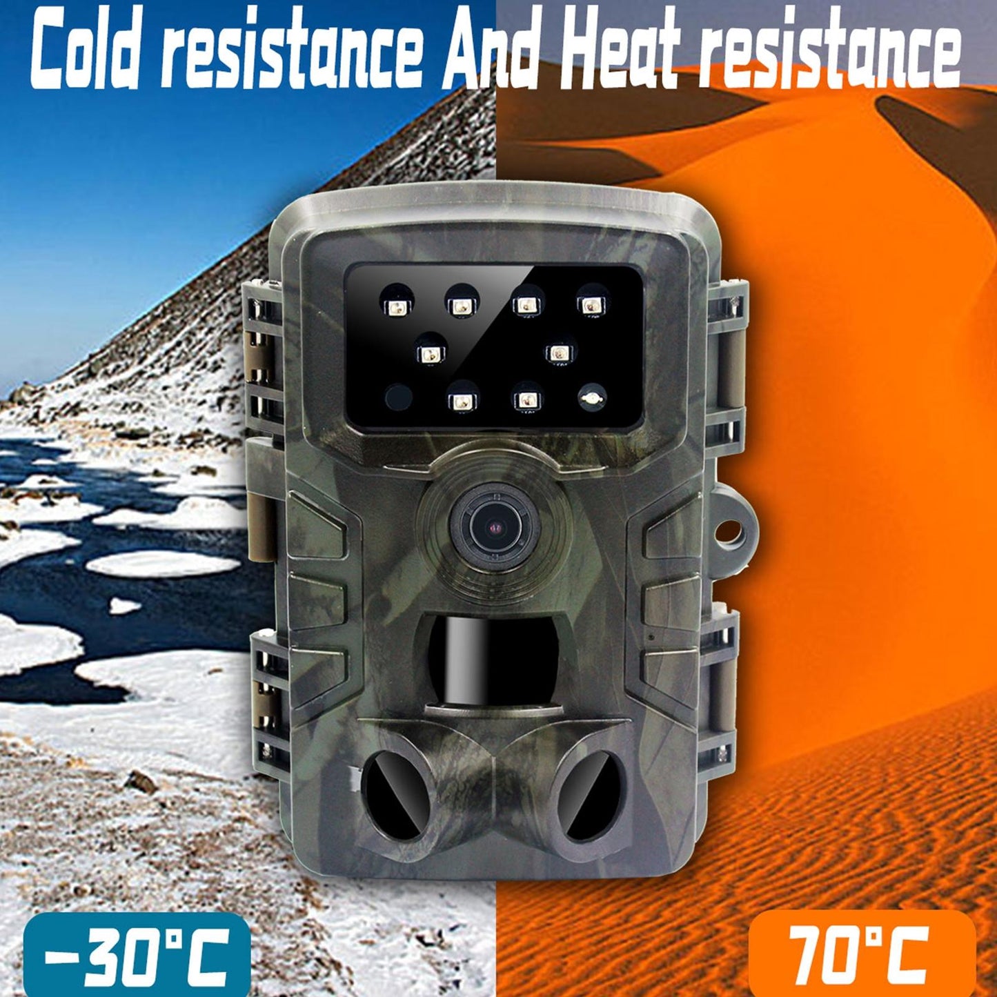 1080P Wildlife Hunting Camera With Night Vision For Outdoor Tracking-1922443457125814277