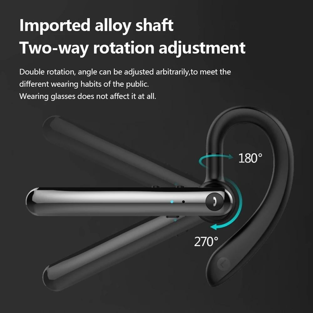 180 Degree Rotating Bluetooth 5.0 Wireless Earphones With Noise Cancellation And Mic-1915196819340660740