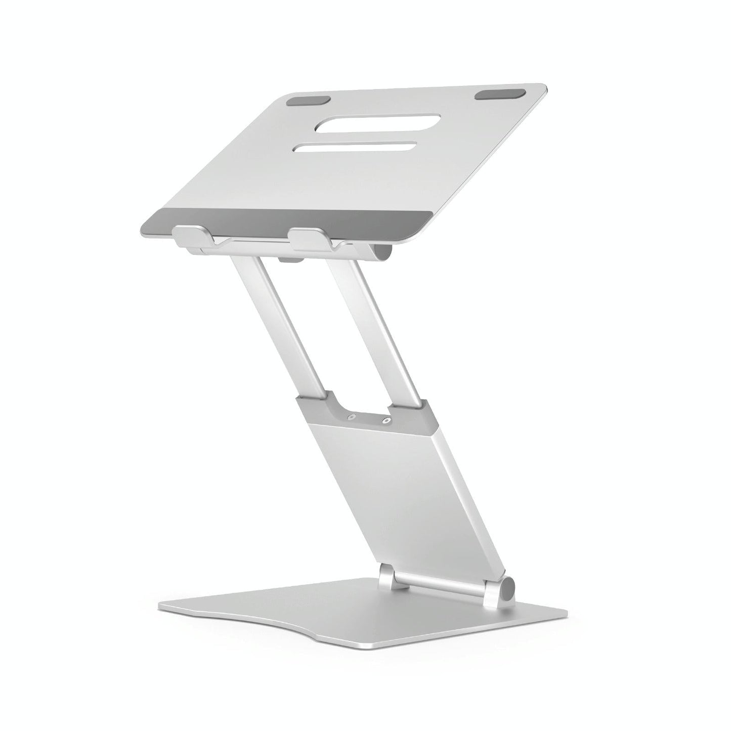 Foldable Aluminum Laptop Stand - Adjustable Height-1964932260847292417