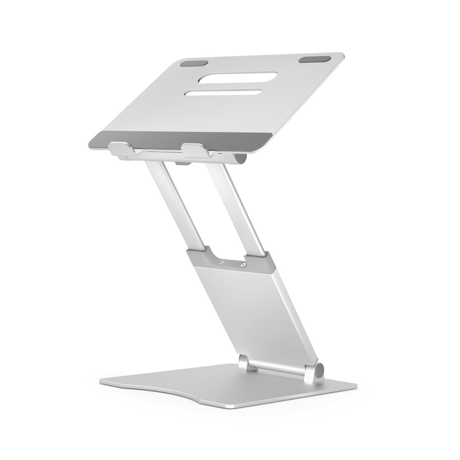 Foldable Aluminum Laptop Stand - Adjustable Height-1964932260847292417