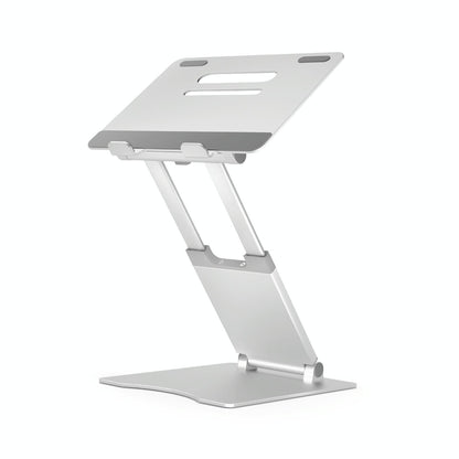 Foldable Aluminum Laptop Stand - Adjustable Height-1964932260847292417