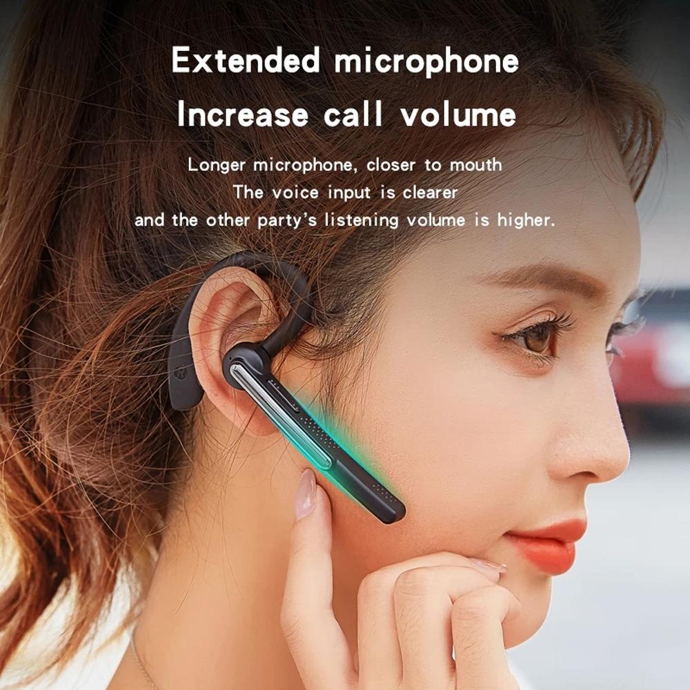 Wireless Bluetooth Earphone With Noise Cancelling And Mic - Black-1969996403375738887
